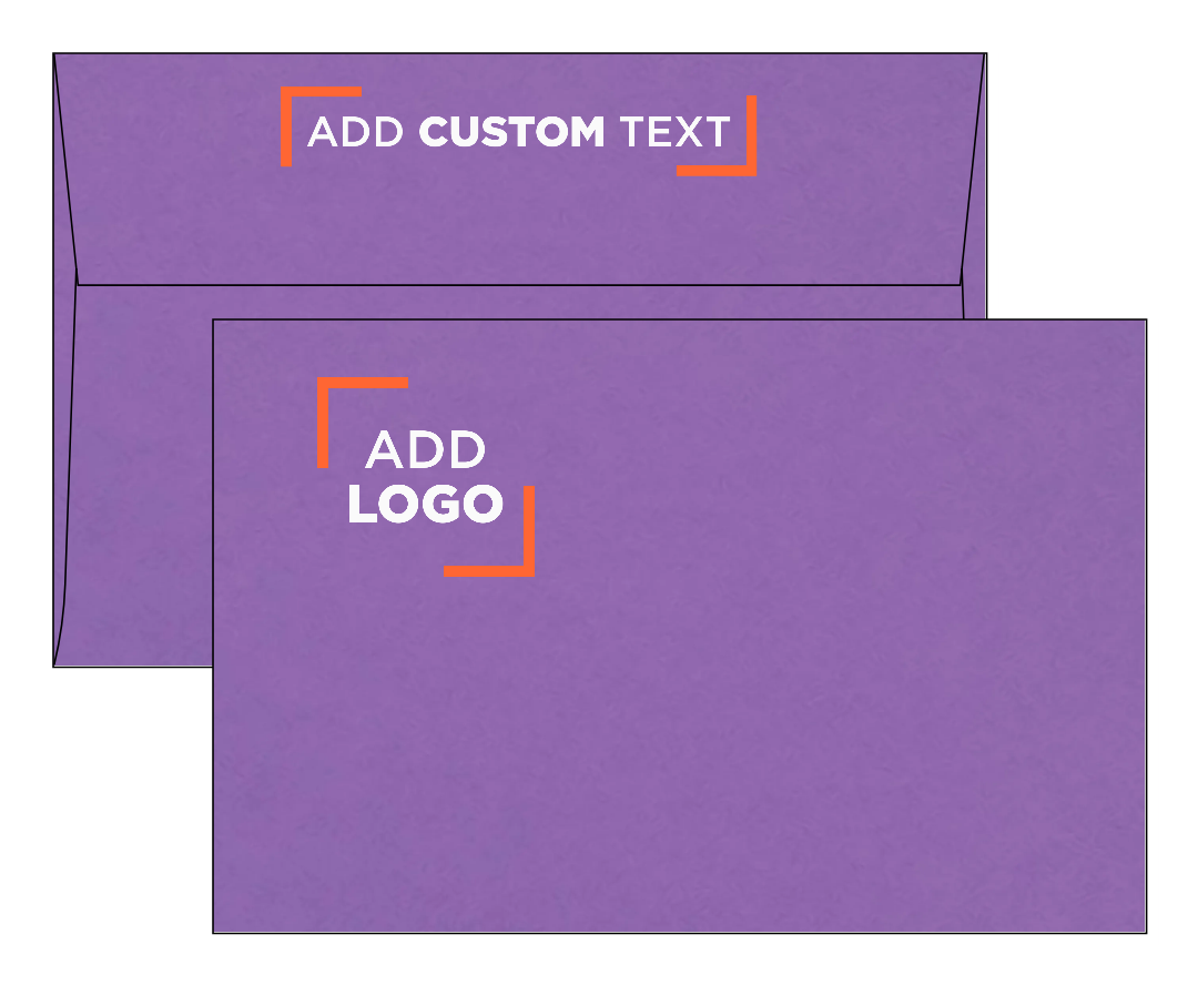 Wisteria Purple 32lb A9 Invitation Envelopes (5 3/4 x 8 3/4) with Peel & Seal