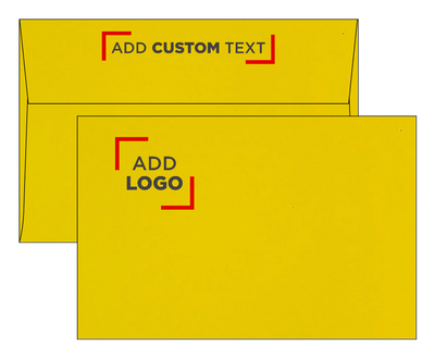 Citrus Yellow 32lb A9 Invitation Envelopes (5 3/4 x 8 3/4) with Peel & Seal