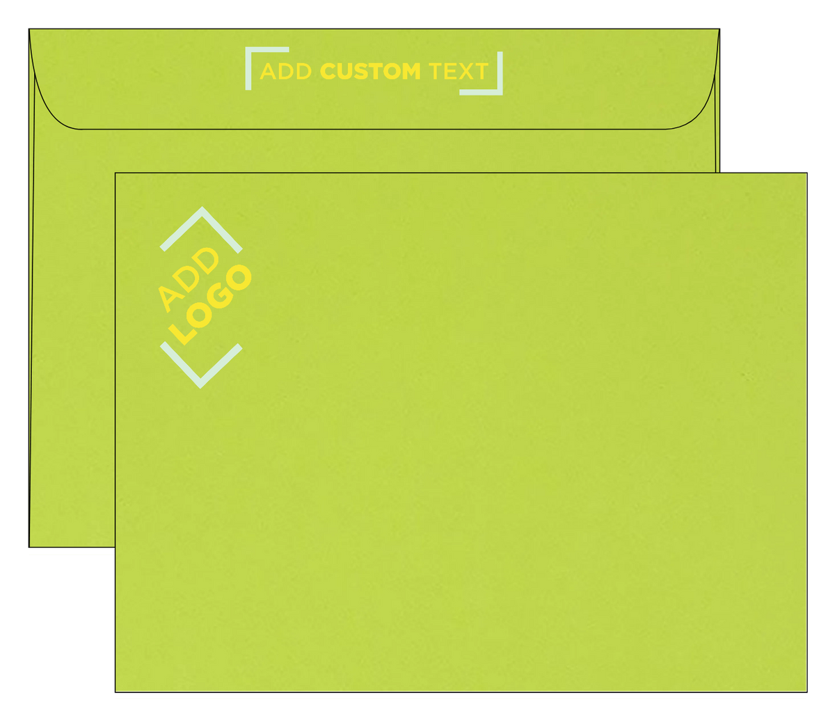 Lime Green 32lb 9 x 12 Booklet Envelopes