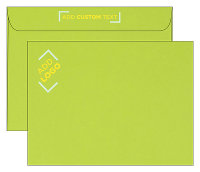 Lime Green 32lb 9 x 12 Booklet Envelopes