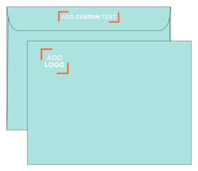 Seafoam Aqua Blue 32lb 9 x 12 Booklet Envelopes