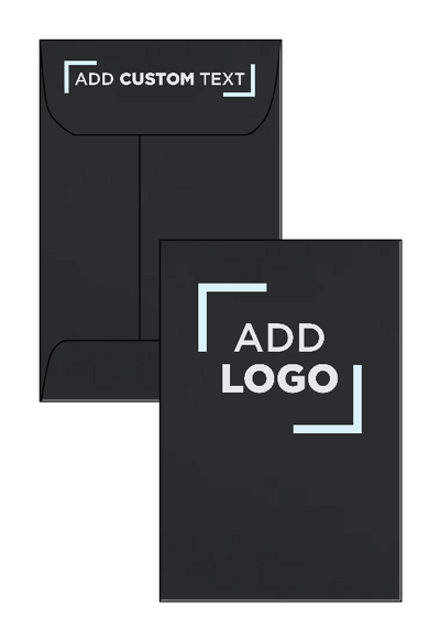 Smooth Midnight Black 32lb #4 Coin Envelopes (3 x 4 1/2)