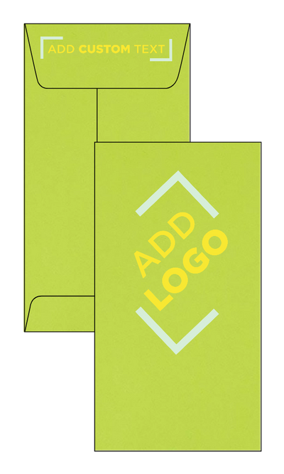 Wasabi Lime Green 32lb #7 Coin Envelopes (3 1/2 x 6 1/2) with Peel & Seal