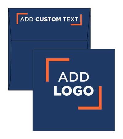 Navy Blue 32lb 5 x 5 Square Envelopes with Peel & Seal