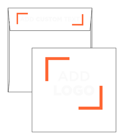 Navy Blue 32lb 5 1/4 x 5 1/4 Square Envelopes with Peel & Seal