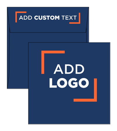 Navy Blue 32lb 5 3/4 x 5 3/4 Square Envelopes with Peel & Seal