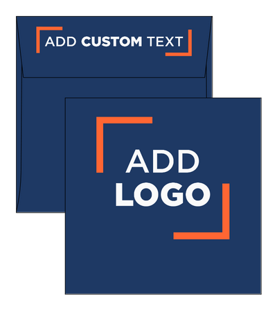 Navy Blue 32lb 6 x 6 Square Envelopes with Peel & Seal