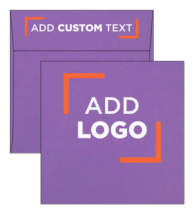 Wisteria Purple 32lb 7 x 7 Square Envelopes with Peel & Seal