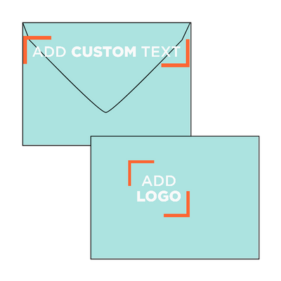 Seafoam Aqua Blue 32lb #17 Mini Envelopes (2 11/16 x 3 11/16)