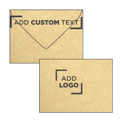 Light Gold Blonde Metallic 32lb #17 Mini Envelopes (2 11/16 x 3 11/16)