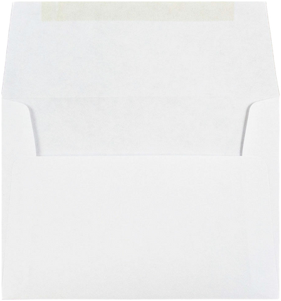 White 24lb A2 Invitation Envelopes (4 3/8 x 5 3/4)