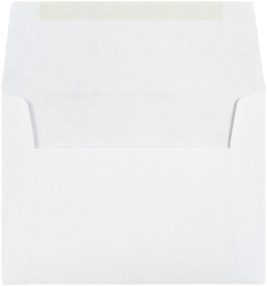 White 24lb A2 Invitation Envelopes (4 3/8 x 5 3/4)