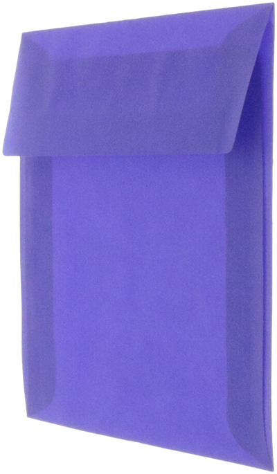 Primary Blue Translucent 30lb 5 1/2 x 5 1/2 Square Envelopes