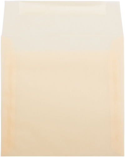 Natural Spring Ochre Translucent 30lb 6 x 6 Square Envelopes