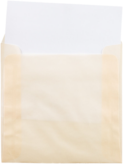 Natural Spring Ochre Translucent 30lb 6 x 6 Square Envelopes