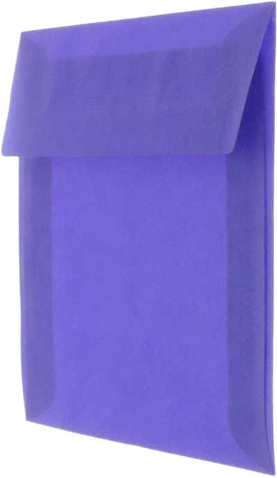 Primary Blue Translucent 30lb 6 x 6 Square Envelopes