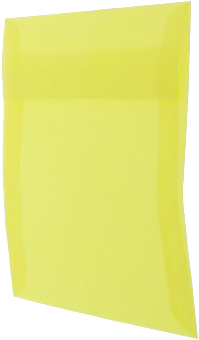 Primary Yellow Translucent 30lb 6 1/2 x 6 1/2 Square Envelopes