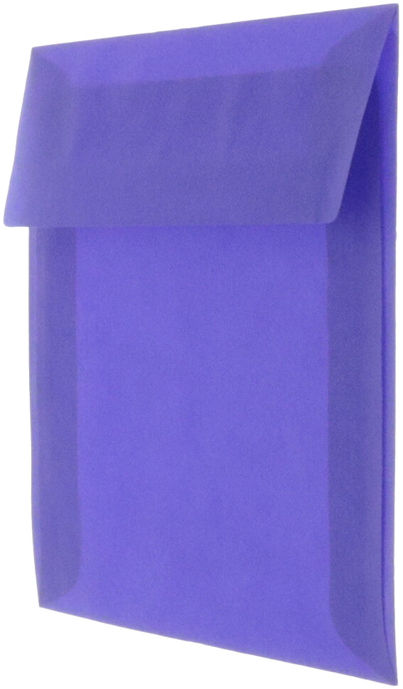 Primary Blue Translucent 30lb 6 1/2 x 6 1/2 Square Envelopes