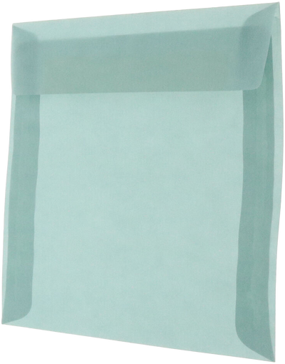 Ocean Blue Translucent 30lb 8 1/2 x 8 1/2 Square Envelopes