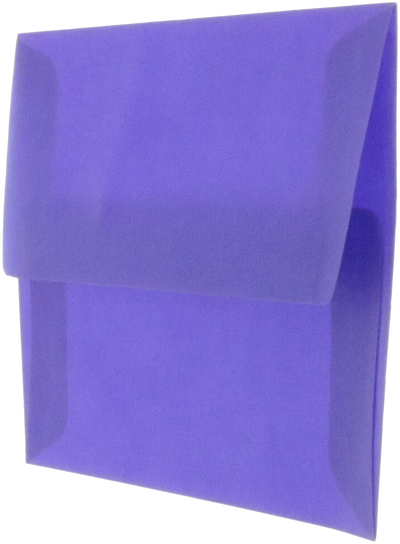 Primary Blue Translucent 30lb A2 Invitation Envelopes (4 3/8 x 5 3/4)
