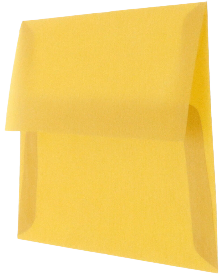 Gold Translucent 30lb A10 Invitation Envelopes (6 x 9 1/2)