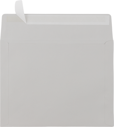 Gray Kraft 28lb 10 x 13 Booklet Envelopes w/Peel & Seal