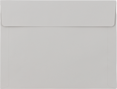 Gray Kraft 28lb 10 x 13 Booklet Envelopes w/Peel & Seal