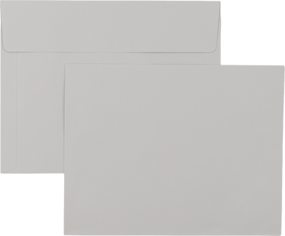 Gray Kraft 28lb 10 x 13 Booklet Envelopes w/Peel & Seal