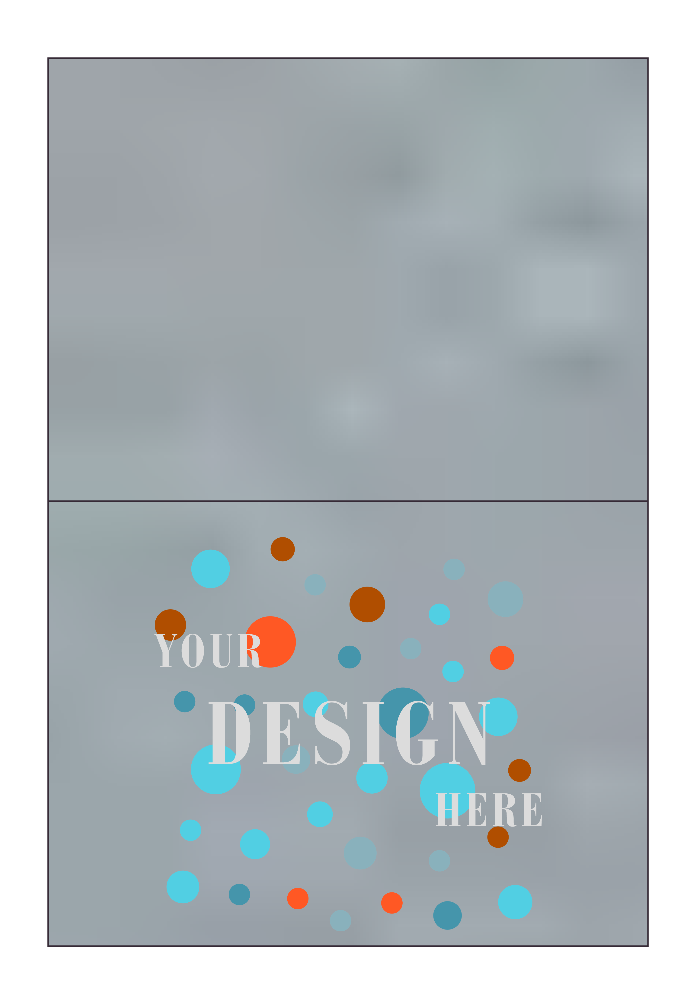 Silver Metallic 100lb A6 Foldover Cards (4 5/8 x 6 1/4)