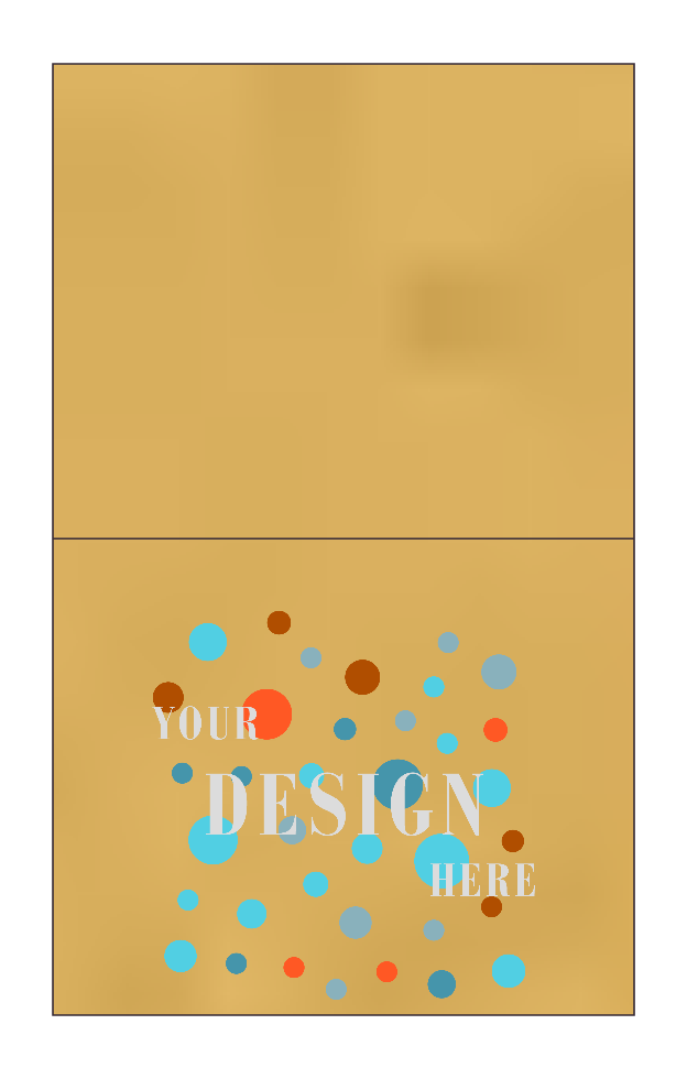 Gold Metallic 100lb A2 Foldover Cards (4 1/4 x 5 1/2)