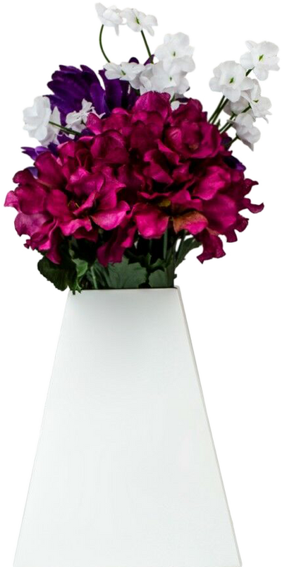 White Paper Pop Flower Up Vases - 3 Pack