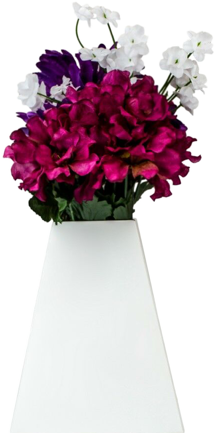 White Paper Pop Flower Up Vases - 3 Pack