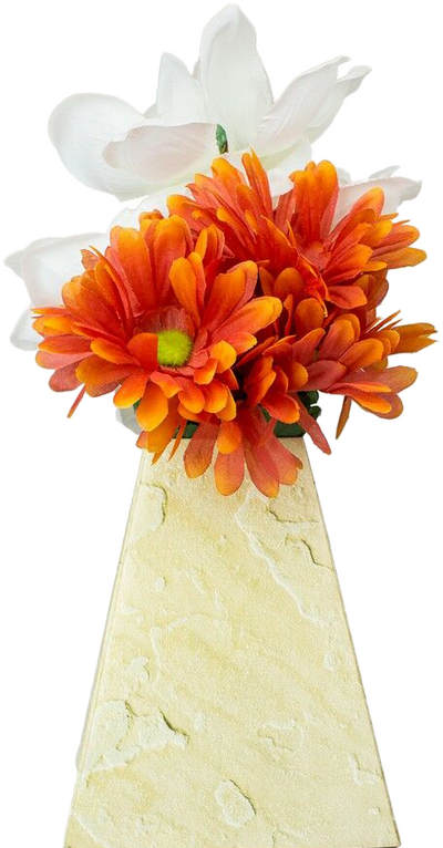 Marble Design Paper Pop Flower Vases - 3 Pack