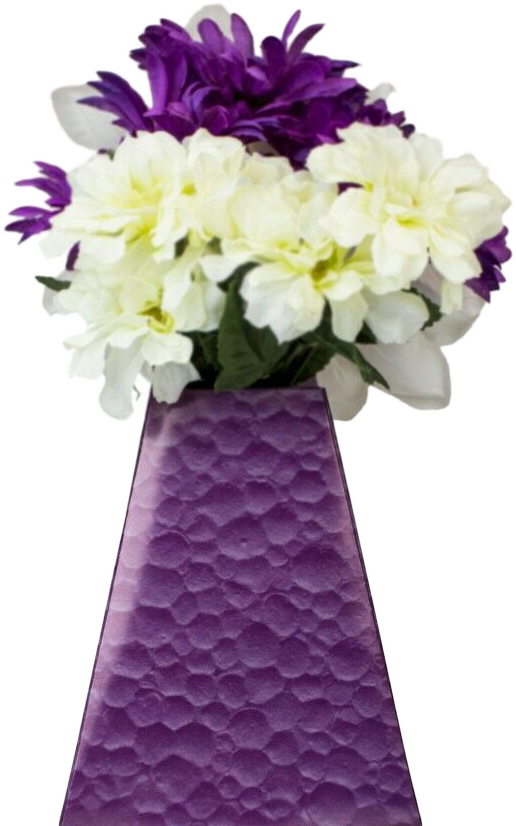 Violet Paper Pop Flower Up Vases - 3 Pack