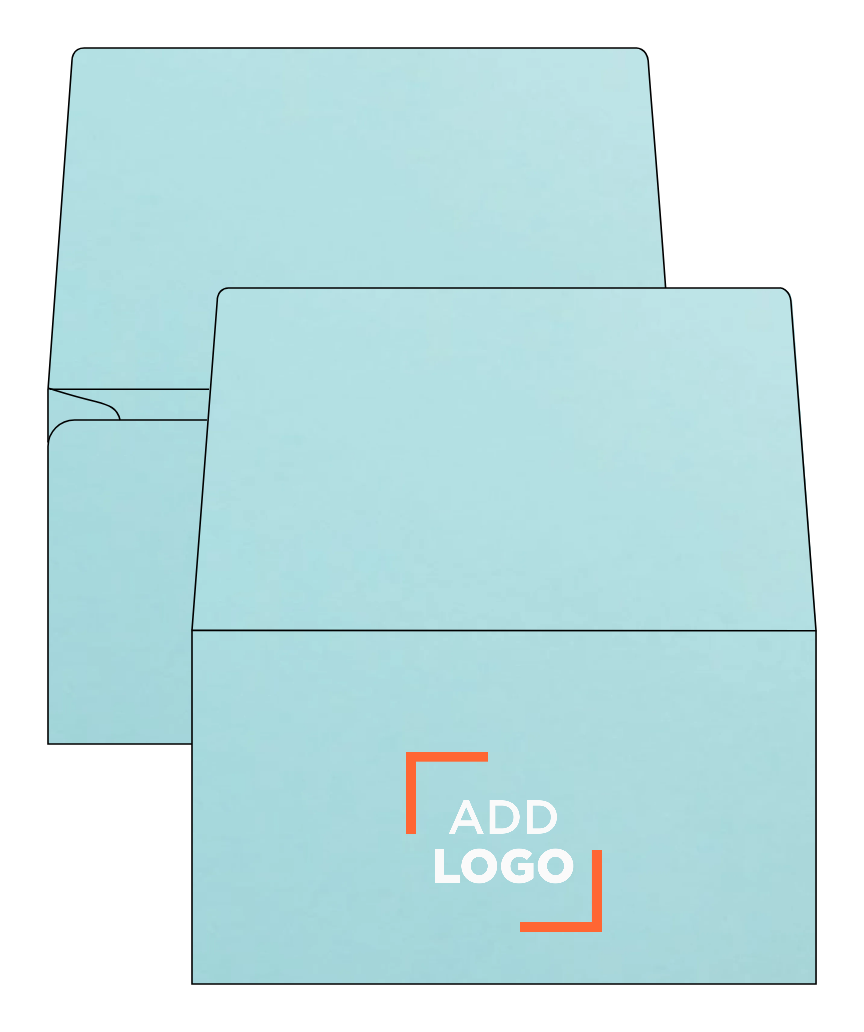 Pastel Blue 24lb Remittance Envelopes (3 5/8 x 6 1/2 Closed)
