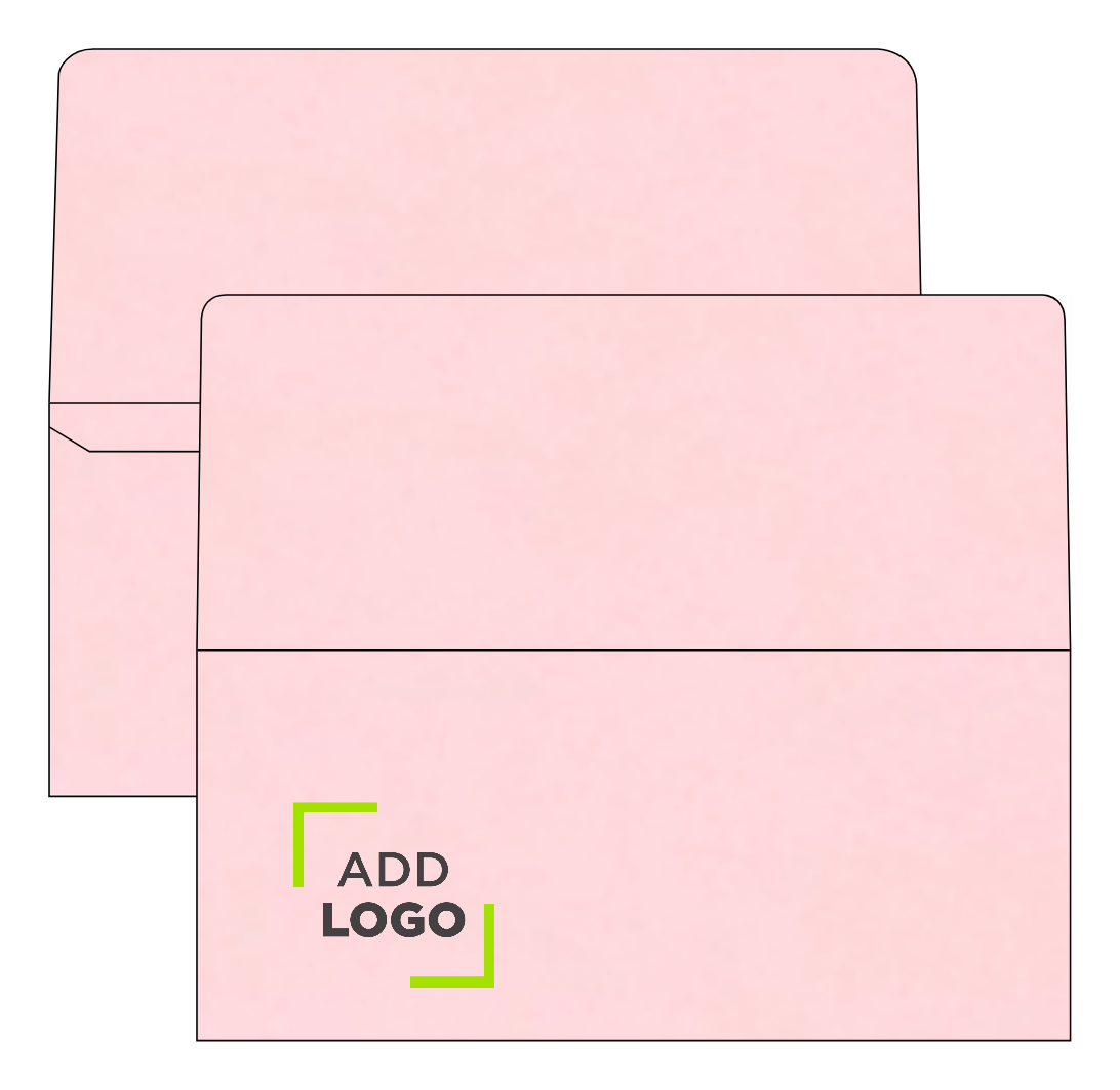 Pastel Pink 24lb Remittance Envelopes (3 7/8 x 8 7/8 Closed)