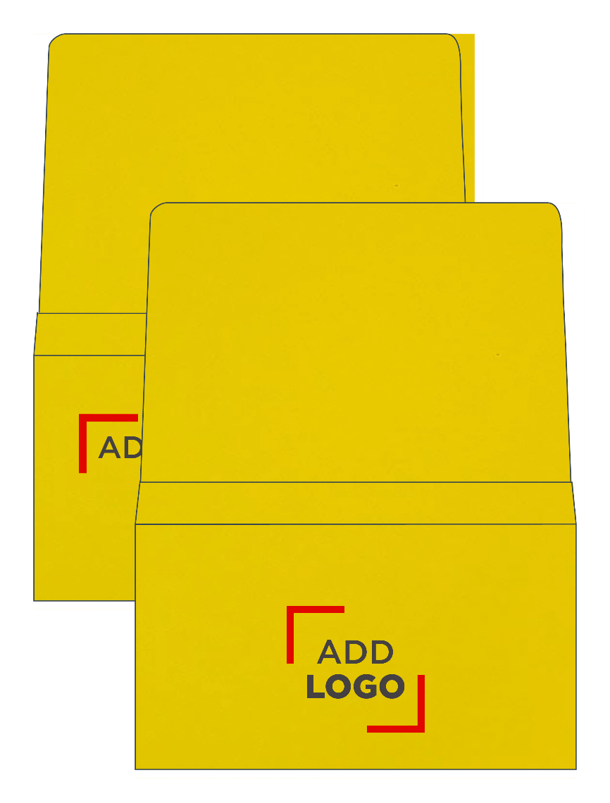 Pastel Canary Yellow 24lb 2-Way Remittance Envelopes (4 1/4 x 6 1/2 Closed)