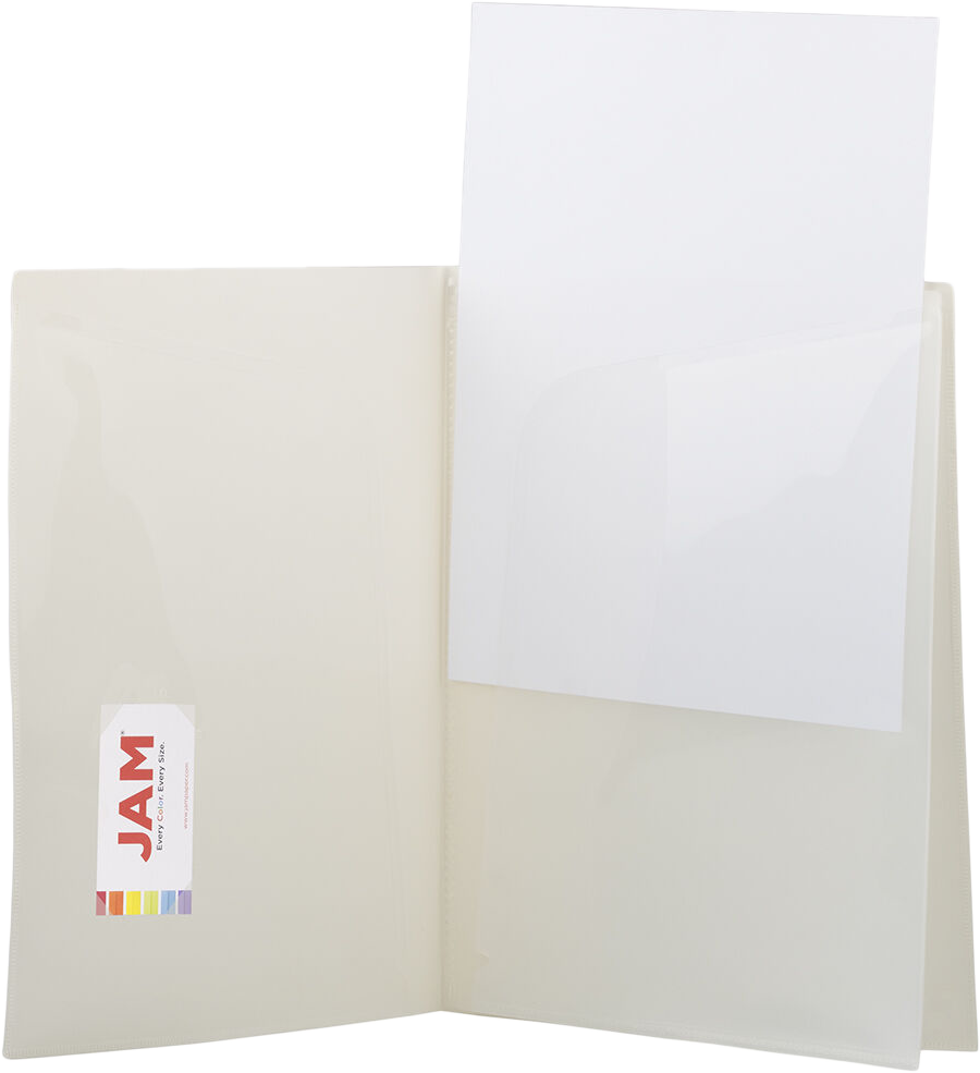 Ivory 9 x 12 High Pocket Folders