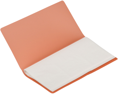 Orange Business Card 12 Page Book - 72 Card Capacity
