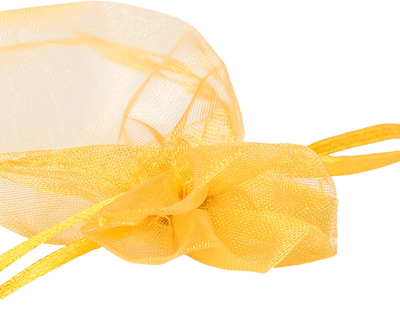 Gold Small Sheer Bags (4 x 5 1/2)