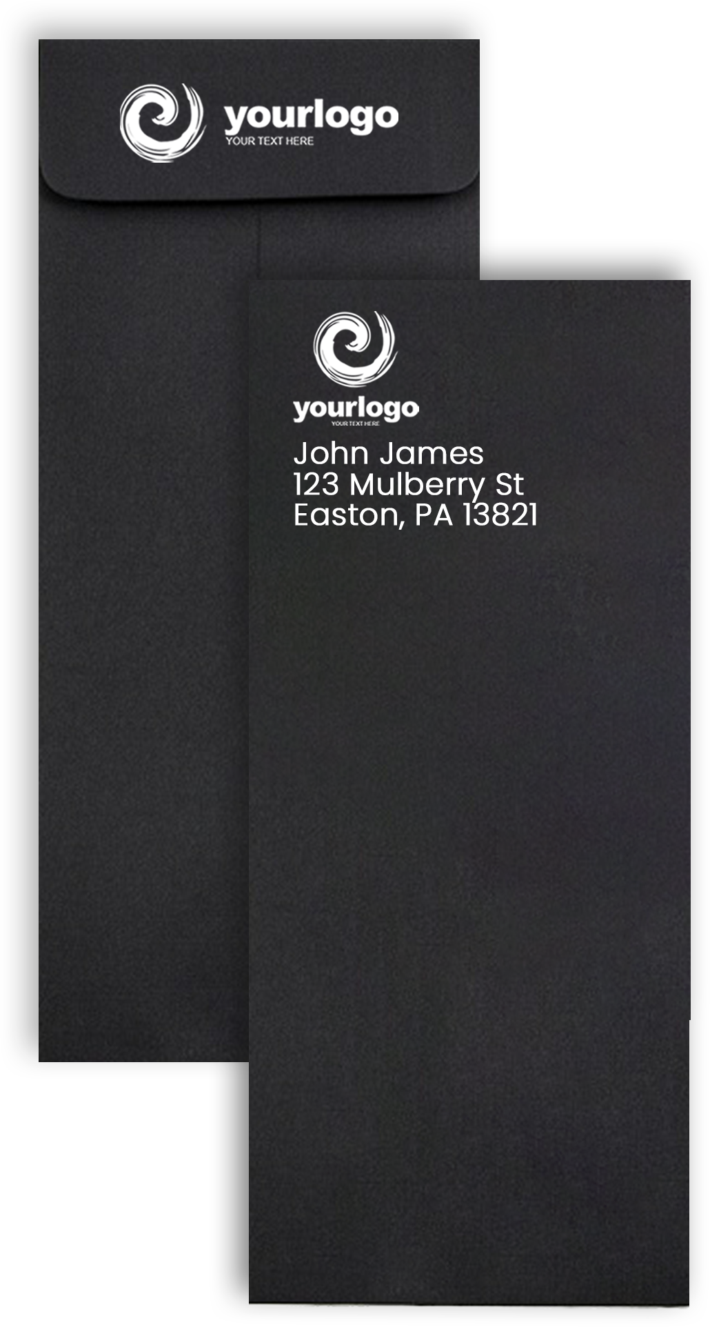 Black Linen 32lb #10 Policy Envelopes (4 1/8 x 9 1/2)