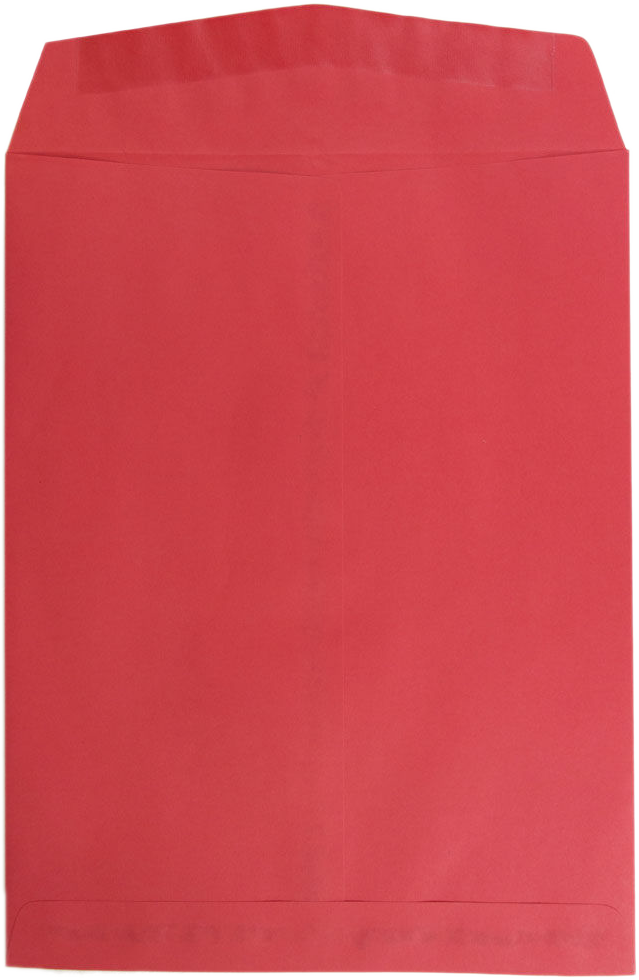 Red 24lb 10 x 13 Open End Envelopes