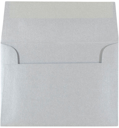 Silver Metallic 32lb A1 Invitation Envelopes (3 5/8 x 5 1/8)