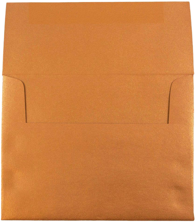 Copper Brown Metallic 32lb A2 Invitation Envelopes (4 3/8 x 5 3/4)