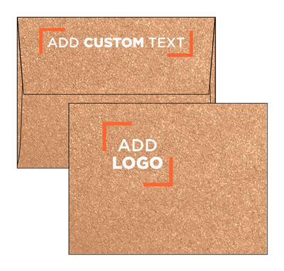 Copper Brown Metallic 32lb A2 Invitation Envelopes (4 3/8 x 5 3/4)
