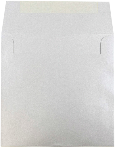 Silver Metallic 32lb 8 1/2 x 8 1/2 Square Envelopes