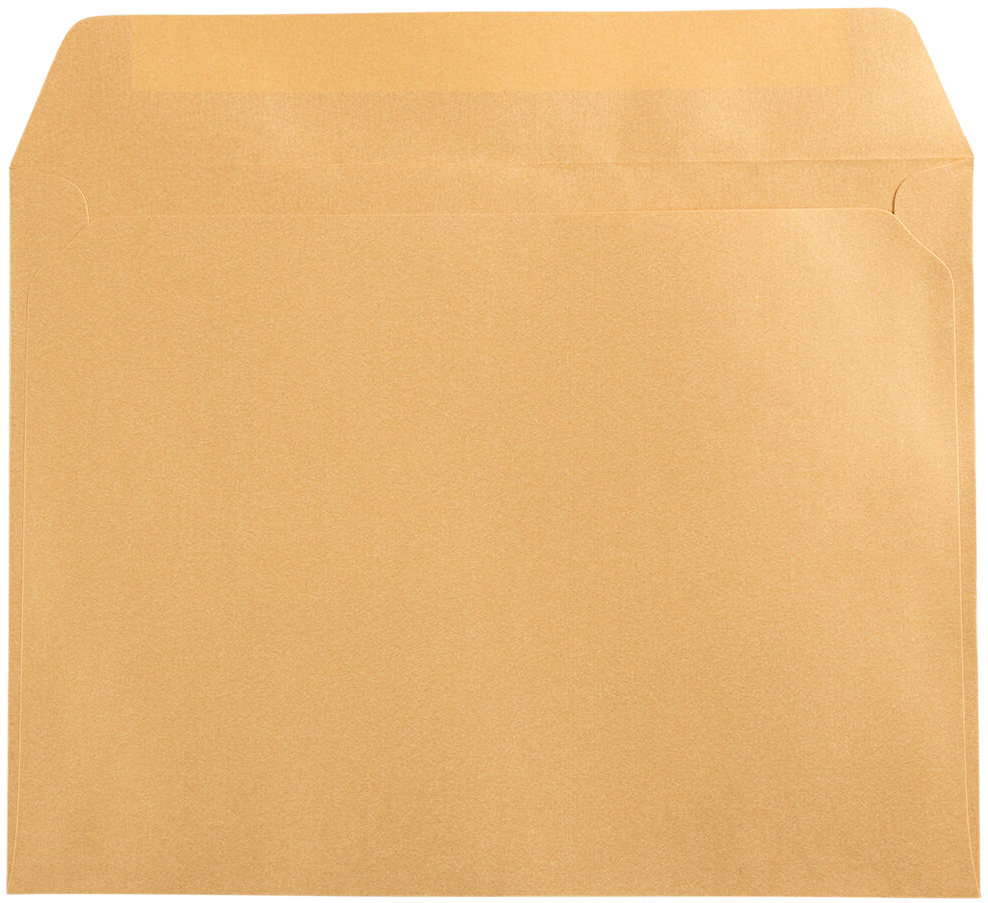 Gold Metallic 32lb 9 x 12 Booklet Envelopes