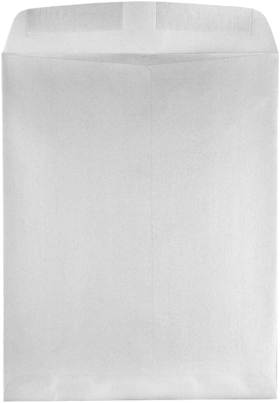 Silver Metallic 32lb 10 x 13 Open End Envelopes