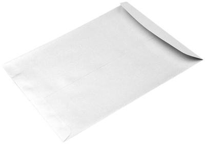 Silver Metallic 32lb 10 x 13 Open End Envelopes