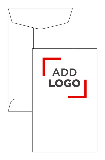 White 24lb 4 x 6 3/8 Open End Envelopes